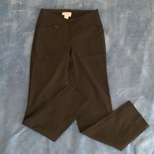 Peck & Peck Stretchy Black Ankle Pants